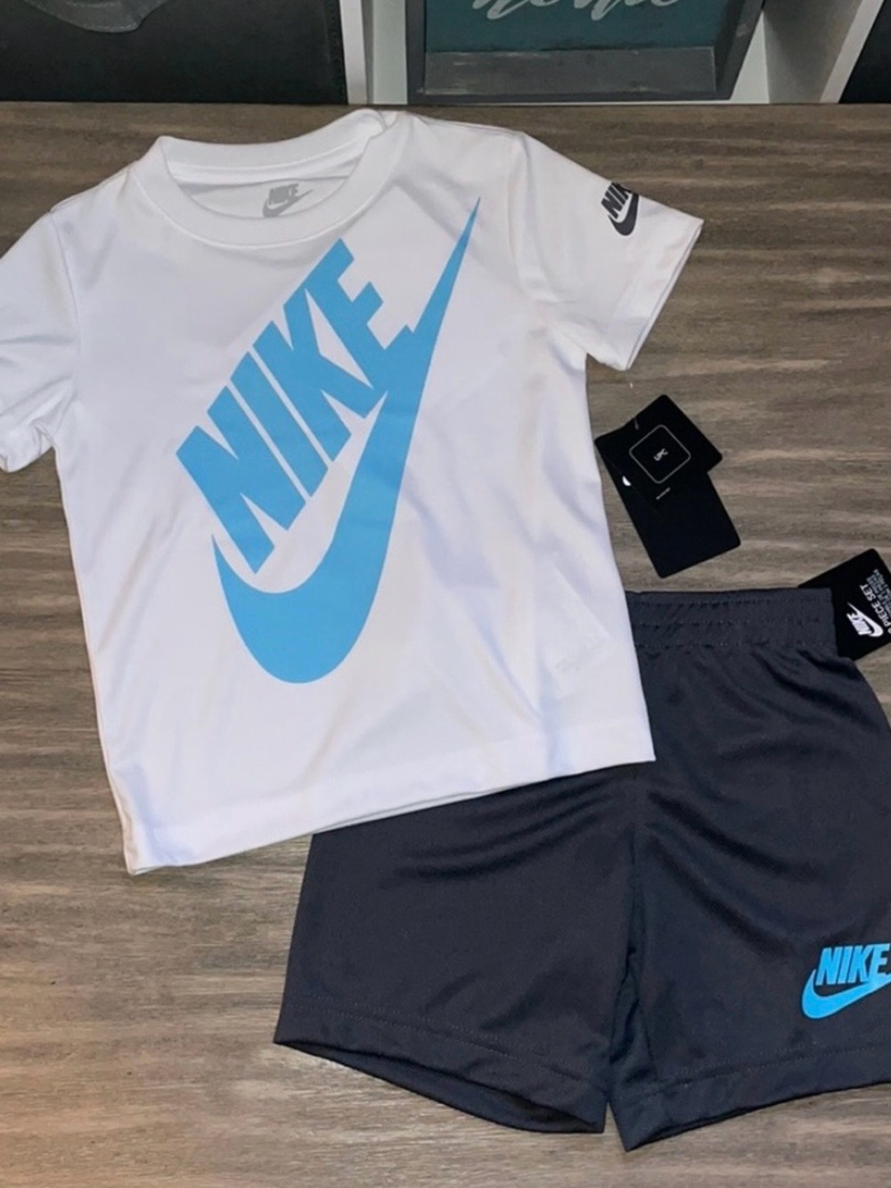 Nike White 2-Piece Boys' Athletic Set - White
